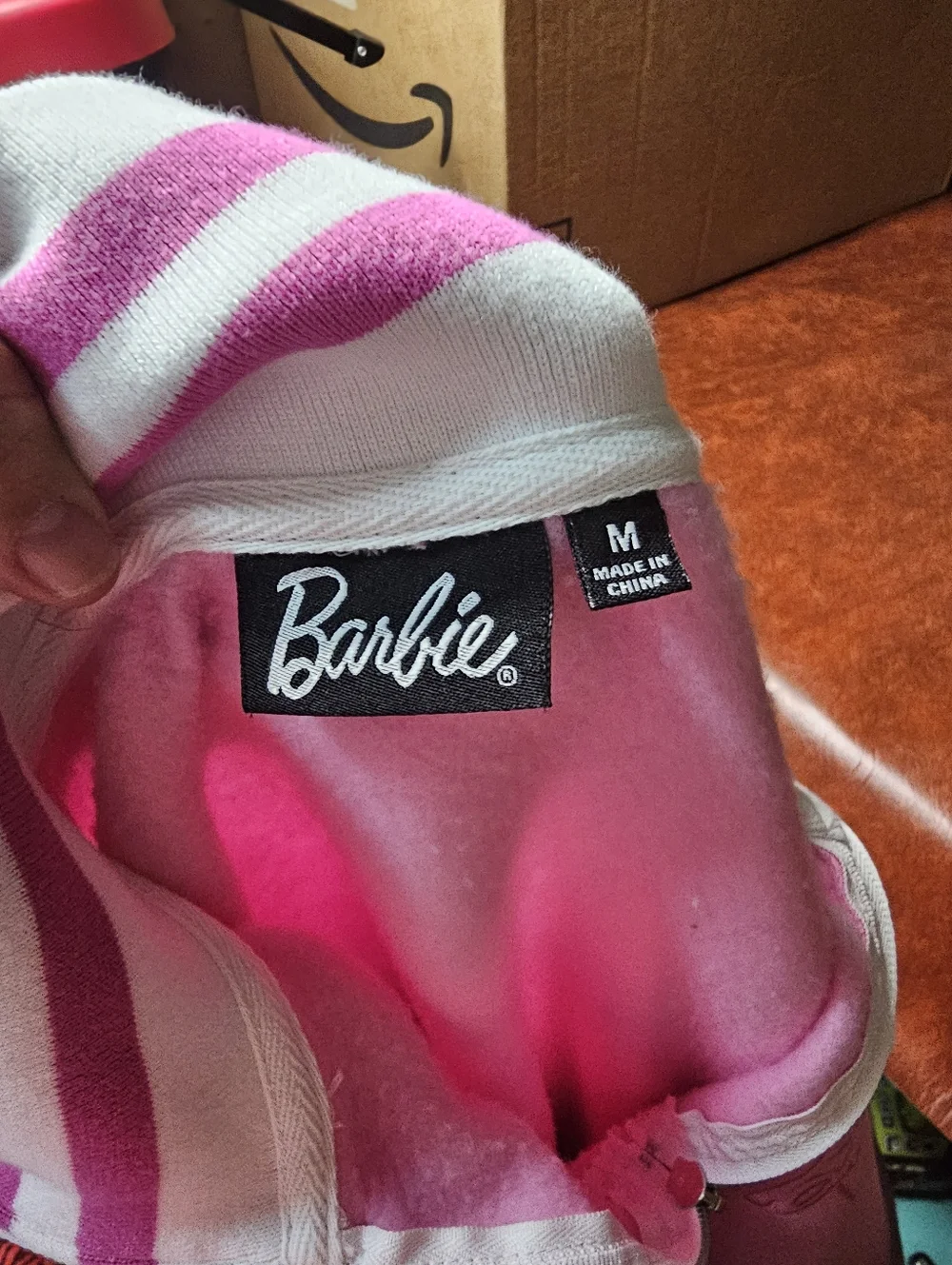 Barbie 1/4 Zip Sweater Size Medium - Picture 5 of 5
